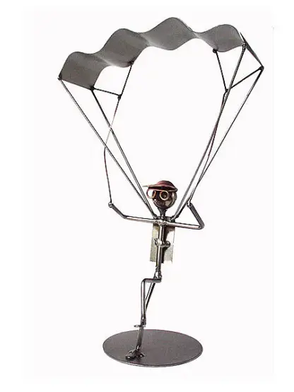 Metallmann Gleitschirmflieger / Fallschirmspringer - Wired Line*