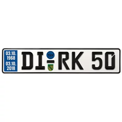 Geschenk zum 50. Geburtstag - Schild mit TÜV*