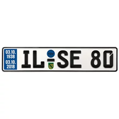 Geschenk zum 80. Geburtstag - Schild mit TÜV*