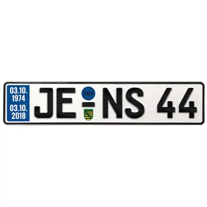 Geschenk zum 44. Geburtstag - Schild mit TÜV*