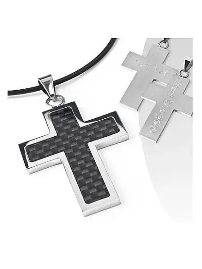 Schmuck für Christen - Kreuz mit Gravur*