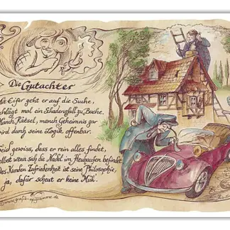 Zunftbild Gutachter auf Antikpapier im A4-Format*