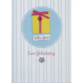 Geburtstagskarte zum Geburtstag mit Briefumschlag*