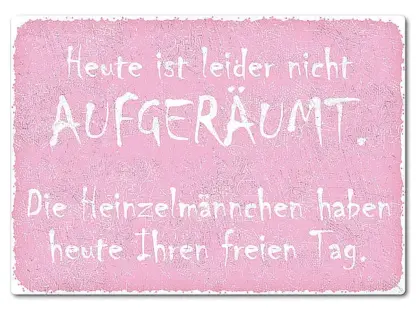 Retroschild mit Wunschtext A4 rosa*