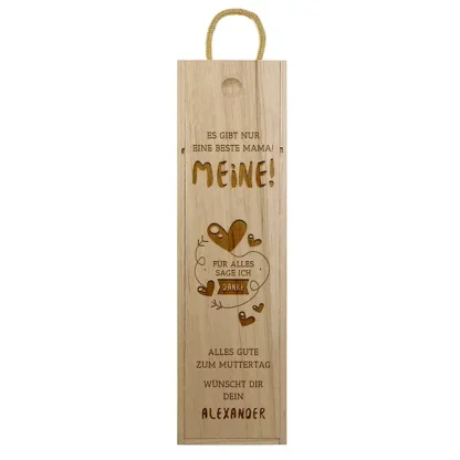 Geschenk für die Mutter - Weinbox Design 2*