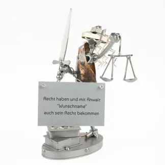 Geschenk und Dankeschön für einen Juristen / Anwalt*