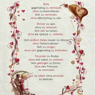 Urkunde Liebe - modern*
