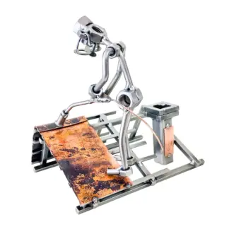 Schraubenmännchen Dachdecker mit Gasbrenner*