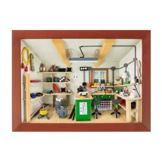 3D-Holzbild Elektriker*