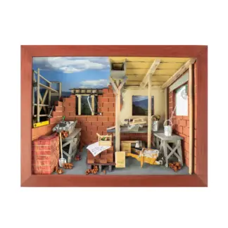 3D-Wandbild Maurer*