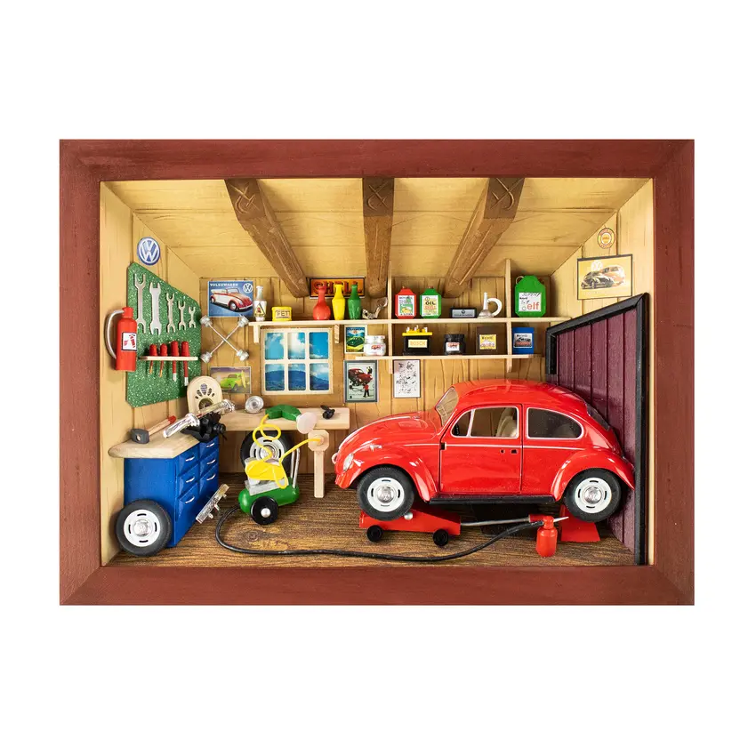 3D-Wandbild Autowerkstatt*