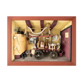 3D-Holzbild Feuerwehr*