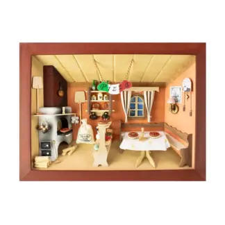 3D-Holzbild Pizzeria*