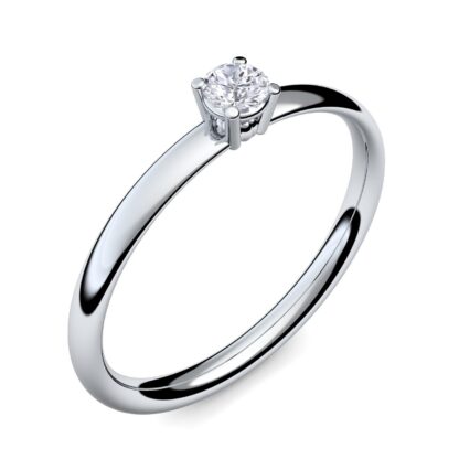 Antragsring Verlobungsring Silber 925 Zirkonia Antragsringe mit Stein Ringe Heiratsantrag 925 silberne Antragsringe klassisch dünn elegant schön*
