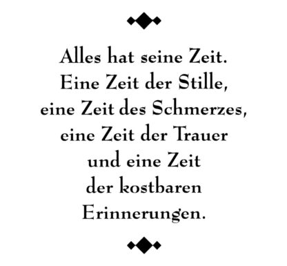 Clear Stamps "Alles hat seine Zeit"*