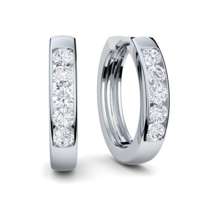 Creolen Silber 925 Geschenke Valentinstag Liebe Geschenk für Freundin Ich liebe Dich für Frauen Damen Sie Jahrestag Kreolen Ohrringe klein 925*