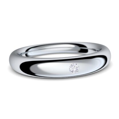 Damenring Verlobungsring Silber Zirkonia Verlobungsringe mit kleinem Zirkonia Stein 925 Verlobungsring dezent elegant Ringe mit Stein Damen Frauen*