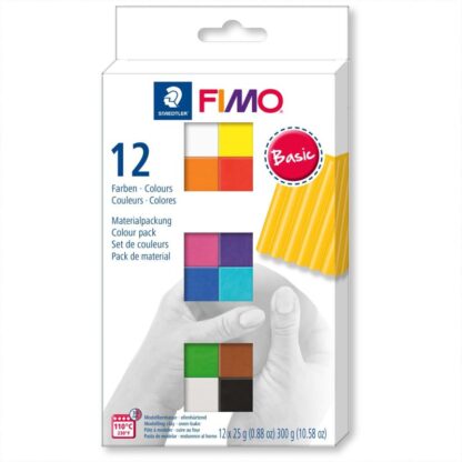 FIMO soft Basic 12 Halbblöcke je 25g*