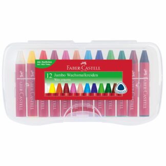 Faber Castell Wachsmalkreide Jumbo Box Mehrfarbig*