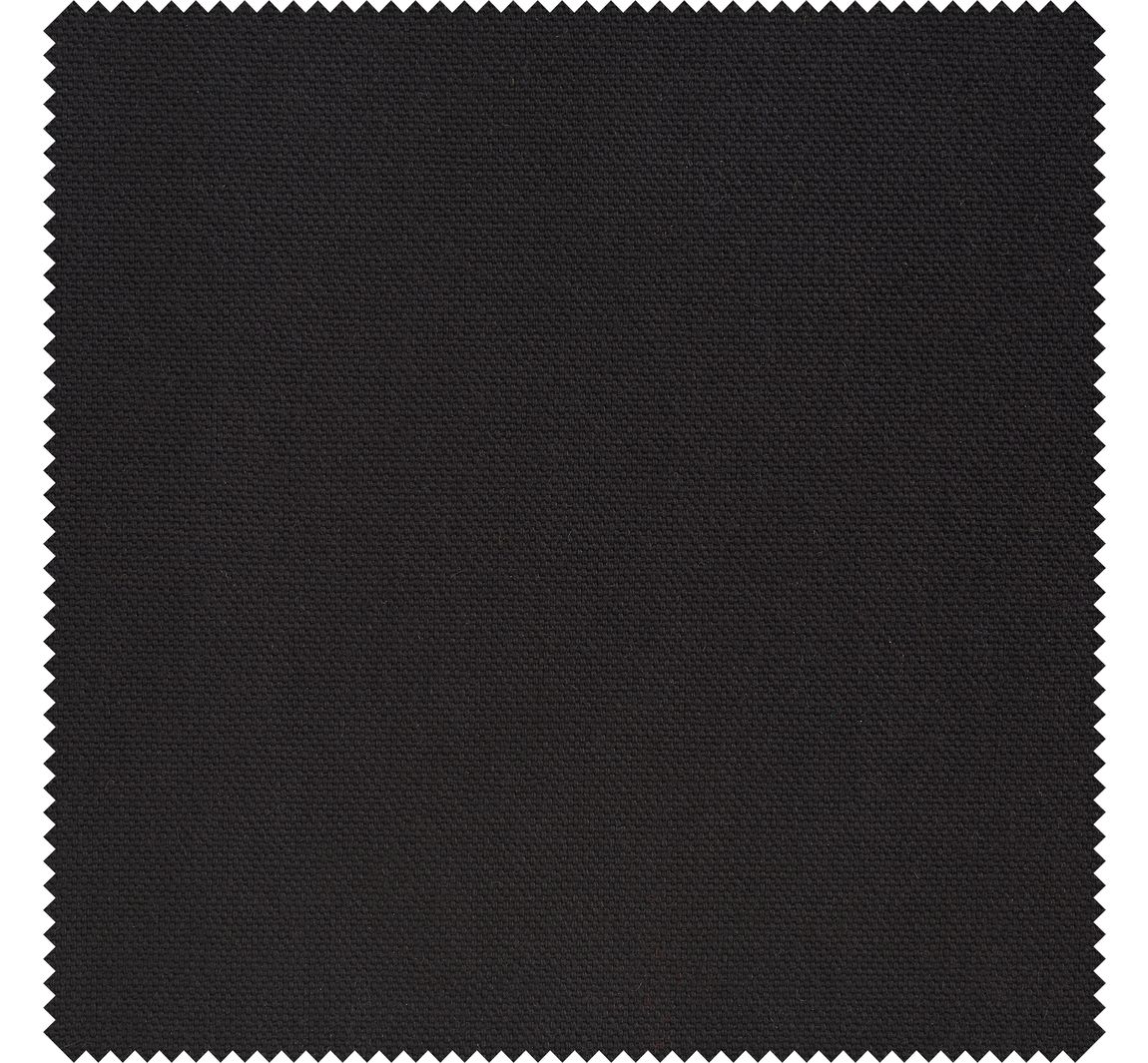 Halbpanama-Stoff "Uni" - Schwarz*