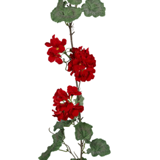 Künstliche Geranien-Girlande - Mulissa | 130 cm*