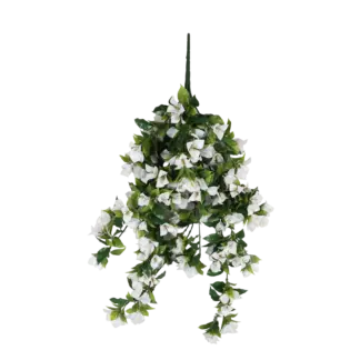 Künstliche Hänge-Bougainvillea - Selly | 90 cm weiß*