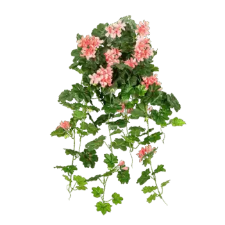 Künstliche Hänge-Geranie - Adam | 72 cm*