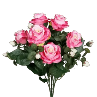 Künstlicher Rosenstrauß - Asterix | 46 cm | 9 Blüten*
