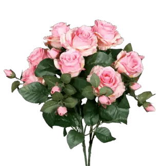 Künstlicher Rosenstrauß - Mirakulix | 46 cm | 9 Blüten*