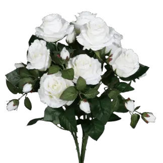 Künstlicher Rosenstrauß - Obelix | 46 cm | 9 Blüten*