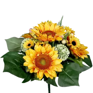 Künstlicher Sonnenblumen-Strauß - Tabea | 30 cm*