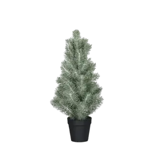 Künstlicher Tannenbaum - Johann | 40 cm, beeist, im Topf*