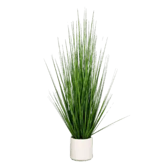 Künstliches Gras - Danira | 120 cm | im sandfarbenen Topf*