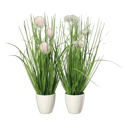 Künstliches Grassortiment im Topf - Bianca | 36 cm*
