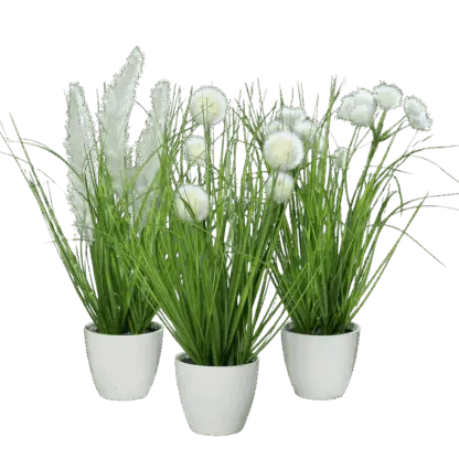 Künstliches Grassortiment im Topf - Noemi | 38 cm*