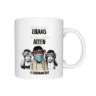 Lustige Tasse nicht mein Zirkus nicht meine Affen*