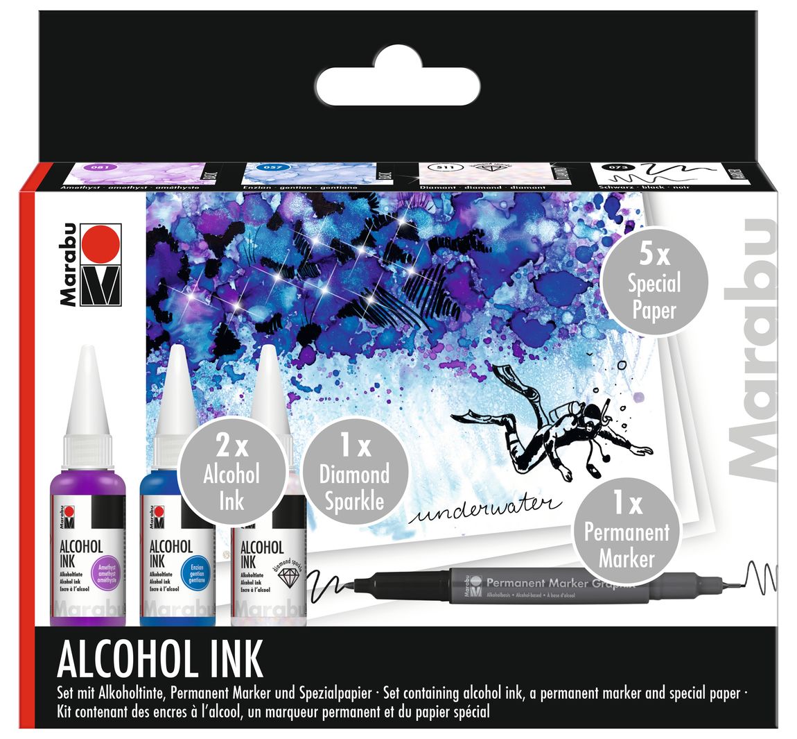 Marabu Alcohol Ink-Set "UNDERWATER"*
