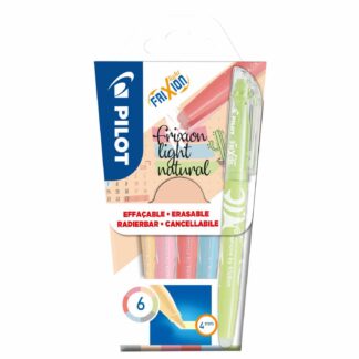 PILOT Frixion Light Natural Textmarker 6er-Set*