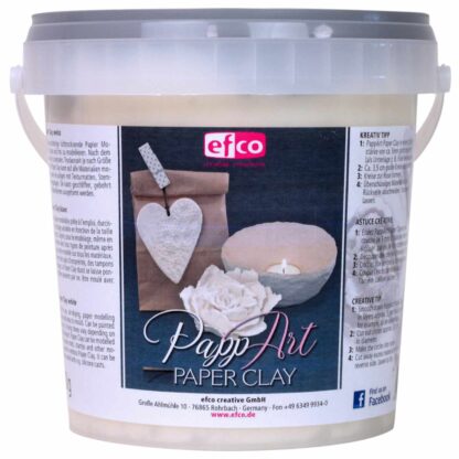 PappART Paper Clay weiß 900g*
