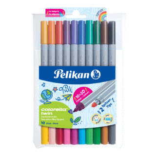 Pelikan Colorella Twin Farben hell und dunkel 10 Stück Mehrfarbig*