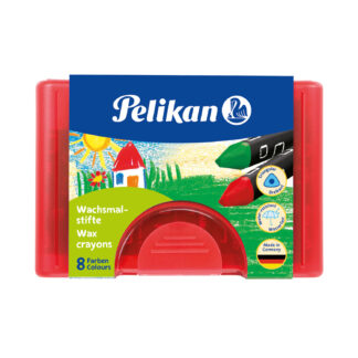 Pelikan Wachsmaler dreieckig mit rotem Etui*