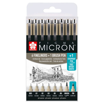 Pigment Liner Sakura Pigma Micron Promotion Set*