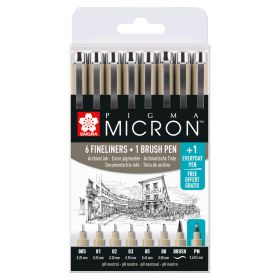 Pigment Liner Sakura Pigma Micron Promotion Set*