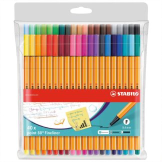 Point 88 Fineliner im Etui 40 Farben*