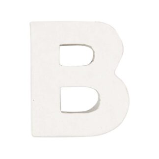 Rico Design 3D Papp-Buchstaben weiß stehend B*