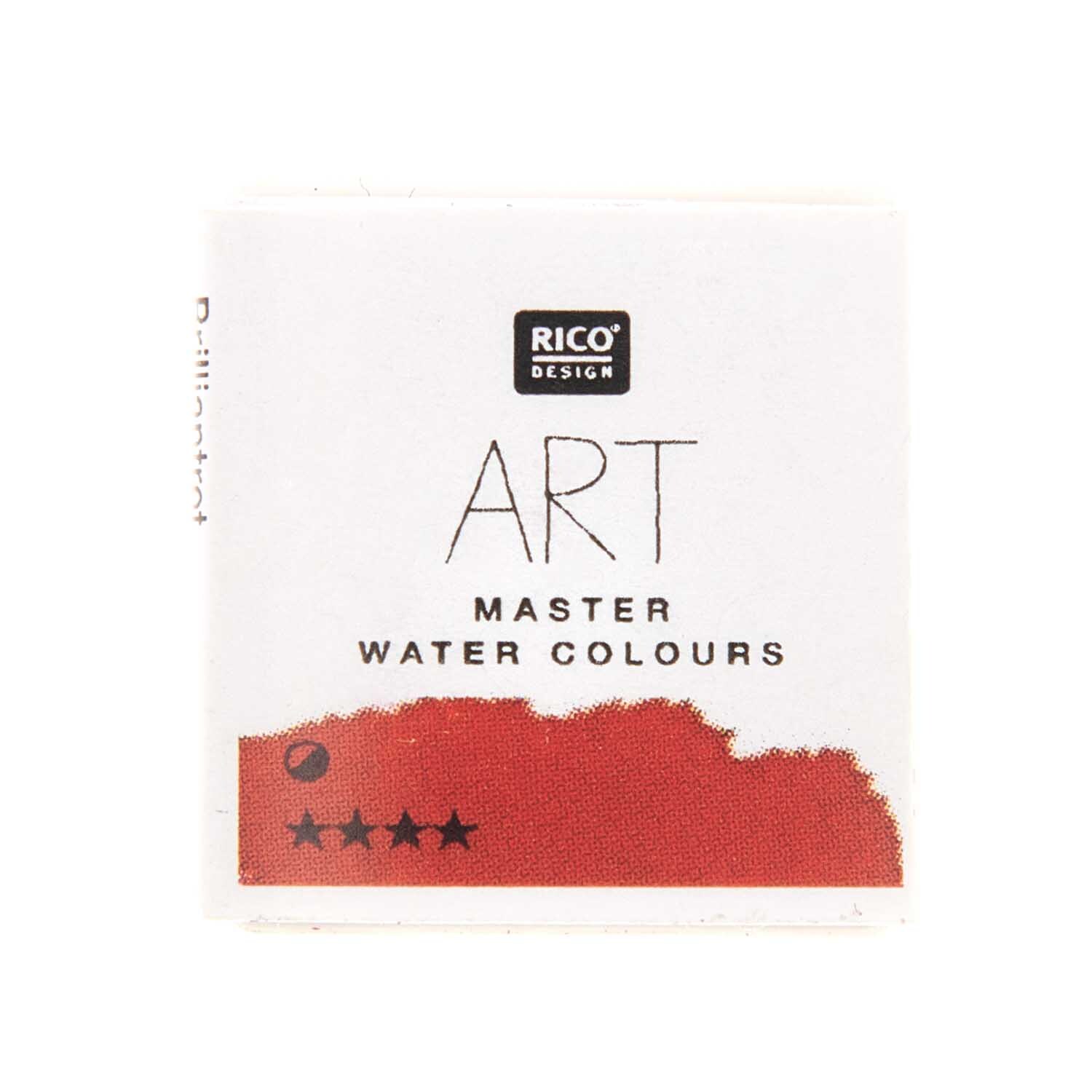 Rico Design ART Master Aquarellfarbe halbes Näpfchen Brilliantrot*