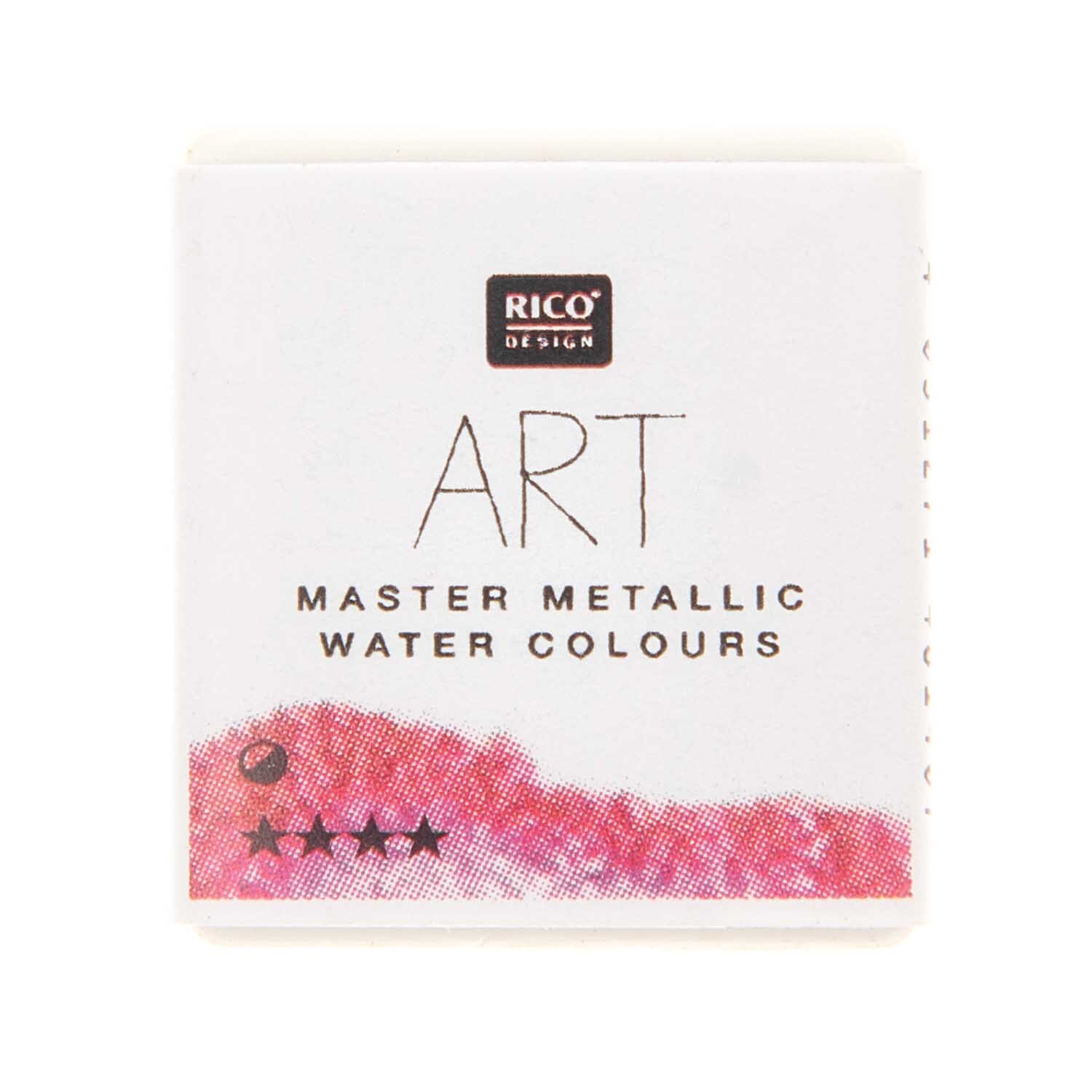 Rico Design ART Master Metallic Aquarellfarbe halbes Näpfchen Pink*