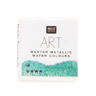 Rico Design ART Master Metallic Aquarellfarbe halbes Näpfchen Smaragdgrün*
