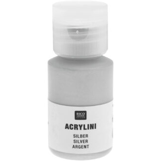 Rico Design Acrylini Acrylfarbe Silber*