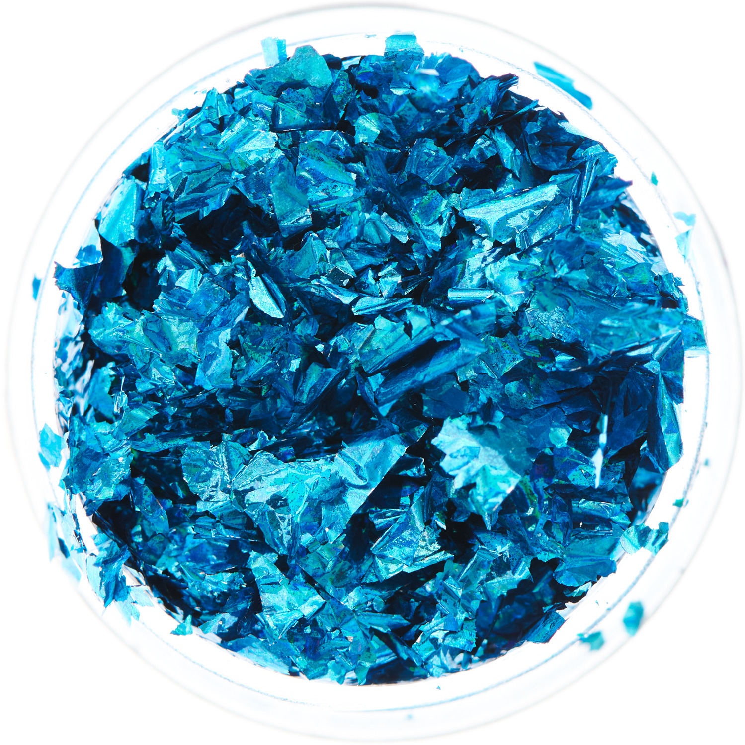 Rico Design Blattmetall für Resin Holografisch Cyan*